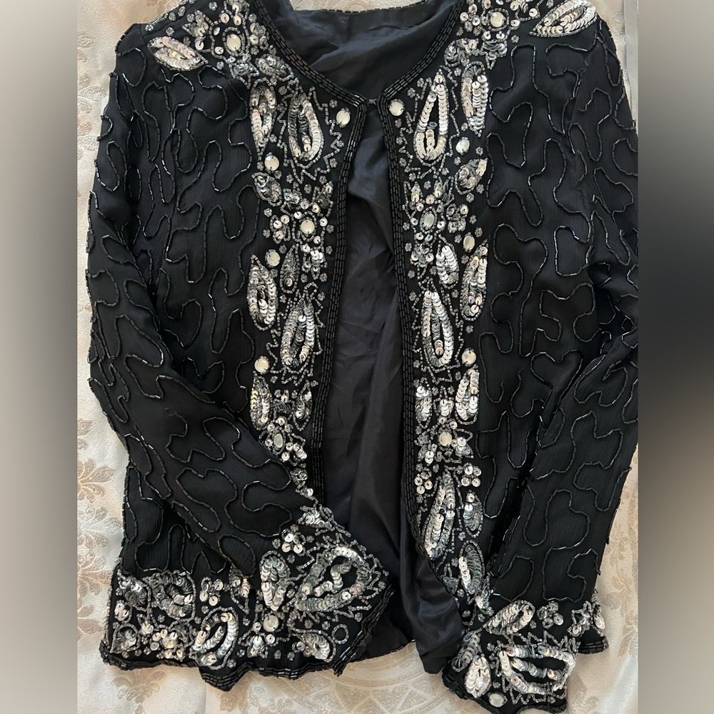 Vintage short  bedazzled jacket